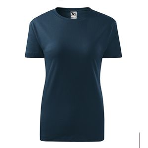 MALFINI Dámske tričko Classic New - Námornícka modrá | S