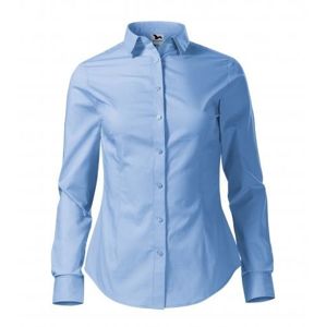 MALFINI Dámska košeľa s dlhým rukávom Style - Nebesky modrá | XXL