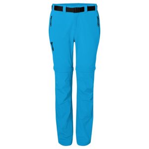 James & Nicholson Dámske outdoorové nohavice s odopínateľnými nohavicami JN1201 - Jasno modrá | M