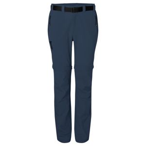 James & Nicholson Dámske outdoorové nohavice s odopínateľnými nohavicami JN1201 - Tmavomodrá | XXL