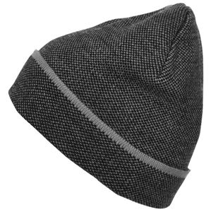 Myrtle Beach Elegantná pletená čiapka MB7117 - Čierna / strieborná