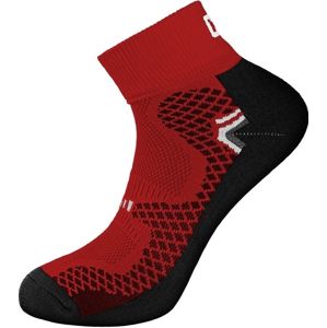 Canis Funkčné ponožky SOFT - Červená / černá | 42
