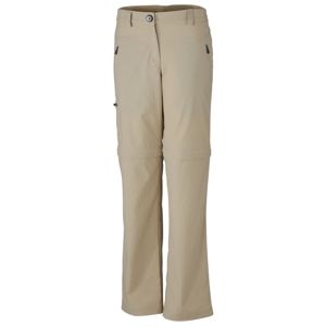 James & Nicholson Dámske outdoorové nohavice 2v1 JN582 - Stone | L
