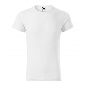 MALFINI Pánske tričko Fusion - Biela | XXXL