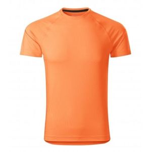 MALFINI Pánske tričko Destiny - Neónovo mandarinková | XL