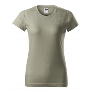 MALFINI Dámske tričko Basic - Svetlá khaki | XS