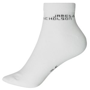 James & Nicholson Členkové ponožky s biobavlnou 8031 - Biela | 39-41