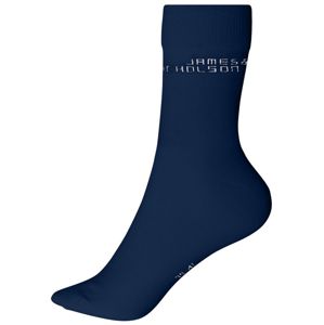 James & Nicholson Vysoké ponožky s biobavlnou 8032 - Tmavomodrá | 45-47