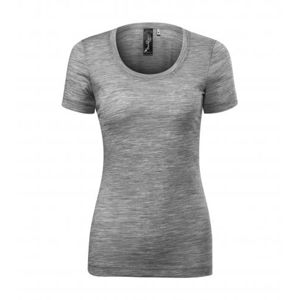 MALFINI Dámske tričko Merino Rise - Tmavošedý melír | XL
