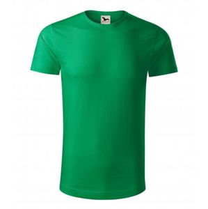 MALFINI Pánske tričko Origin - Stredne zelená | M