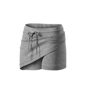 MALFINI Dámska sukňa Two in one - Tmavošedý melír | XL