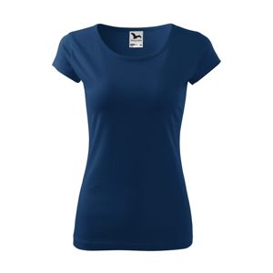 MALFINI Dámske tričko Pure - Polnočná modrá | XL