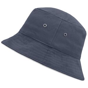 Myrtle Beach Bavlnený klobúk MB012 - Tmavomodrá / biela | L/XL
