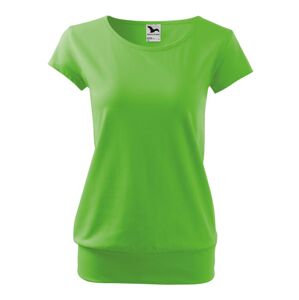 MALFINI Dámske tričko City - Stredne zelená | L