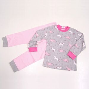 Chráněné dílny AVE Strážnice Detské pyžamo s jednorožcami - 110 cm