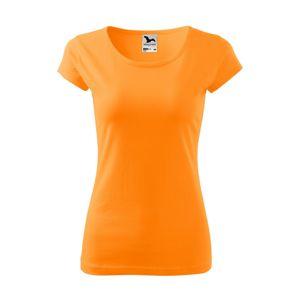 MALFINI Dámske tričko Pure - Mandarínkovo oranžová | M