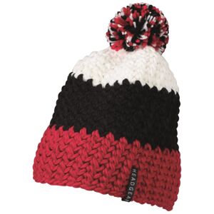 Myrtle Beach Háčkovaná zimná čiapka MB7940 - Červená / čierna / biela