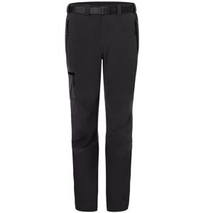 James & Nicholson Pánske trekingové nohavice JN1206 - Čierna / čierna | XL