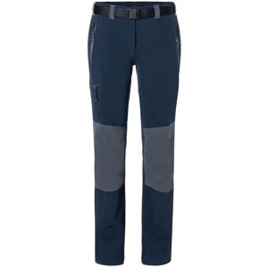 James & Nicholson Dámske trekingové nohavice JN1205 - Tmavomodrá / tmavošedá | XL