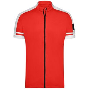 James & Nicholson Pánsky cyklistický dres JN454 - Červená | L