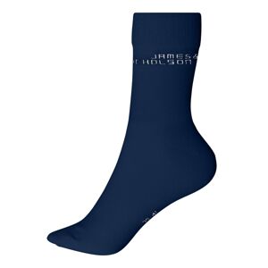 James & Nicholson Vysoké ponožky s biobavlnou 8032 - Tmavomodrá | 42-44