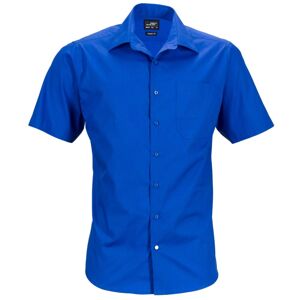 James & Nicholson Pánska košeľa s krátkym rukávom JN644 - Kráľovská modrá | M