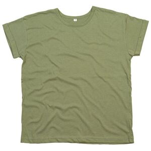 Mantis Voľné dámske tričko s krátkym rukávom - Svetlá olivová | L