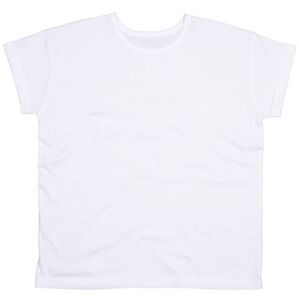 Mantis Voľné dámske tričko s krátkym rukávom - Biela | M