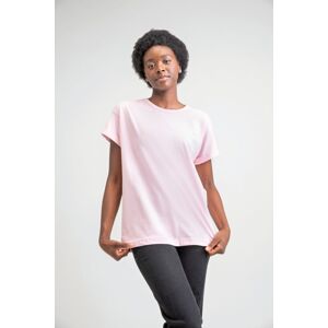 Mantis Voľné dámske tričko s krátkym rukávom - Jemne ružová | S