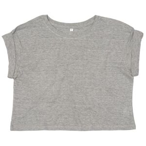 Mantis Dámske Crop top tričko - Šedý melír | L