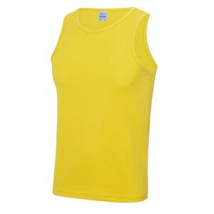 Just Cool Pánske športové tielko Cool - Slnečná žltá | XL