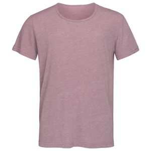 Stedman Pánske melírované oversize tričko s krátkym rukávom - Vintage ružová | M