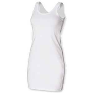 SF (Skinnifit) Dámske letné tielkové šaty - Biela | XL