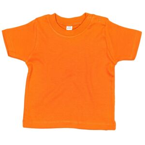 Babybugz Jednofarebné dojčenské tričko - Oranžová | 12-18 mesiacov