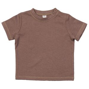 Babybugz Jednofarebné dojčenské tričko - Moka | 6-12 mesiacov