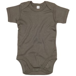 Babybugz Dojčenské body s krátkymi rukávmi - Army | 6-12 mesiacov