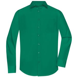 James & Nicholson Pánska košeľa s dlhým rukávom JN678 - Írska zelená | XXXXL