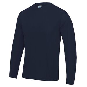Just Cool Pánske športové tričko s dlhým rukávom Cool T - Zafírová modrá | XXL