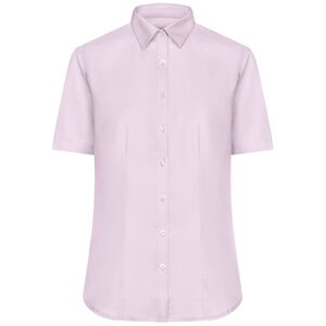 James & Nicholson Dámska košeľa s krátkym rukávom JN683 - Svetloružová | L