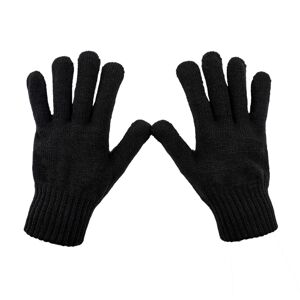 Bontis Pánske pletené zimné rukavice - Čierna