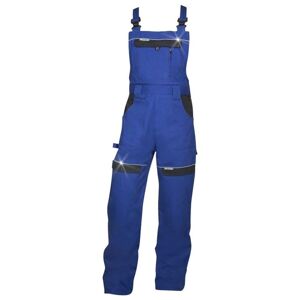Ardon Montérkové nohavice s náprsenkou COOL TREND skrátené - Modrá | XXXL
