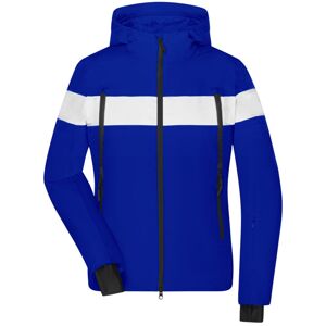 James & Nicholson Dámska športová zimná bunda JN1173 - Modrá / biela | S