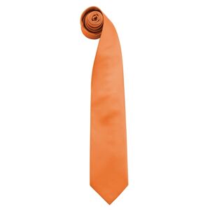 Premier Workwear Kravata s jemným vzorom - Oranžová