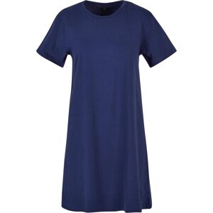 Build Your Brand Tričkové šaty - Svetlá námornícka modrá | M