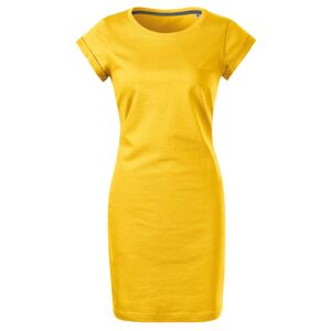 MALFINI Dámske šaty Freedom - Žltá | S