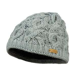 Bontis Dámska vzorovaná pletená zimná čiapka - Šedý melír | uni