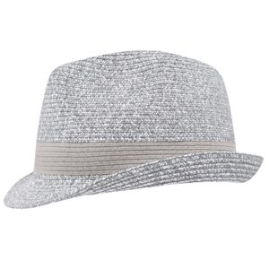 Myrtle Beach Melírovaný klobúk MB6700 - Šedý melír | S/M