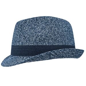 Myrtle Beach Melírovaný klobúk MB6700 - Tmavomodrý melír | L/XL