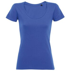 SOL'S Dámske tričko s hlbokým výstrihom Metropolitan - Kráľovská modrá | L