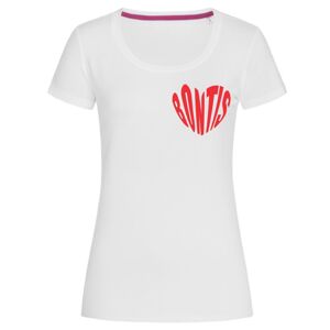 Bontis Dámske tričko HEART - Biela | S